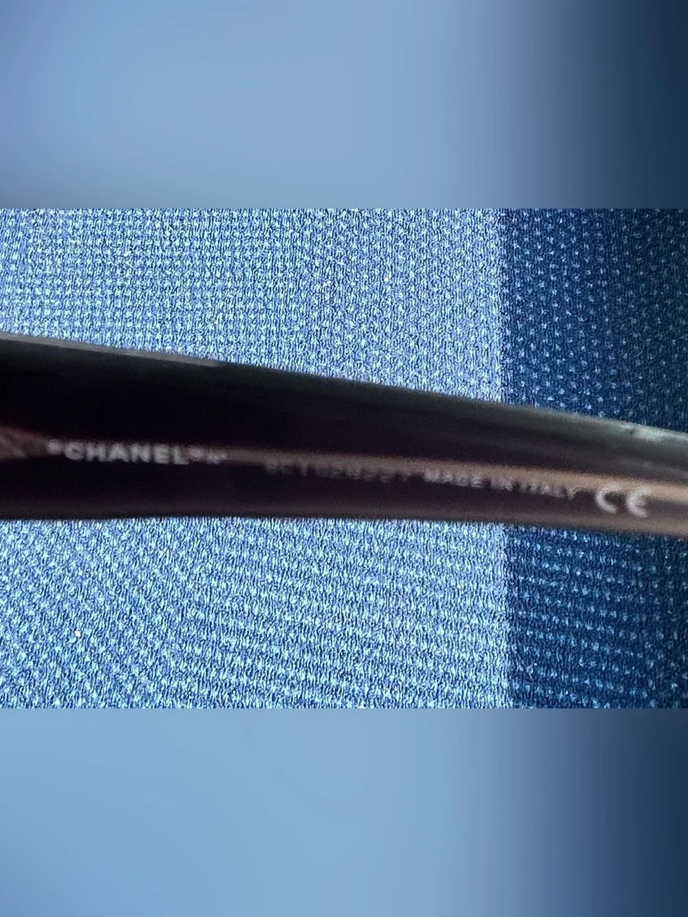 Authentic CHANEL Y2K Brown Rectangular Glasses